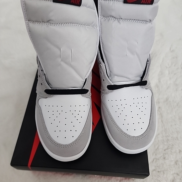 Nike Air Jordan 1 Retro High OG GS Smoke Grey 575441-126 - Picture 3 of 9